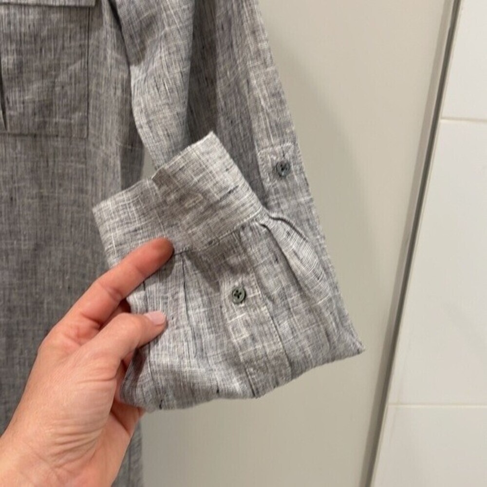 Joie XXS Rathana C Linen dress - gray - Picture 12 of 16